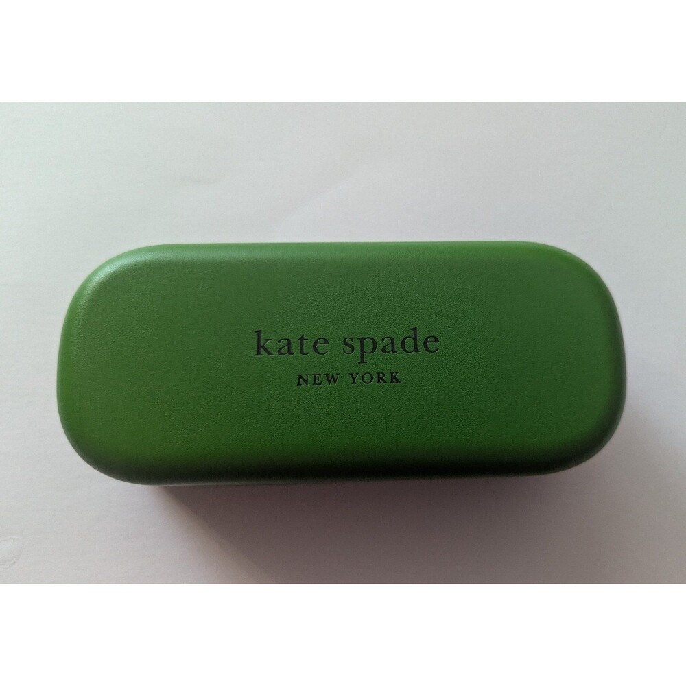 Kate Spade green and black hardcover sunglasses case